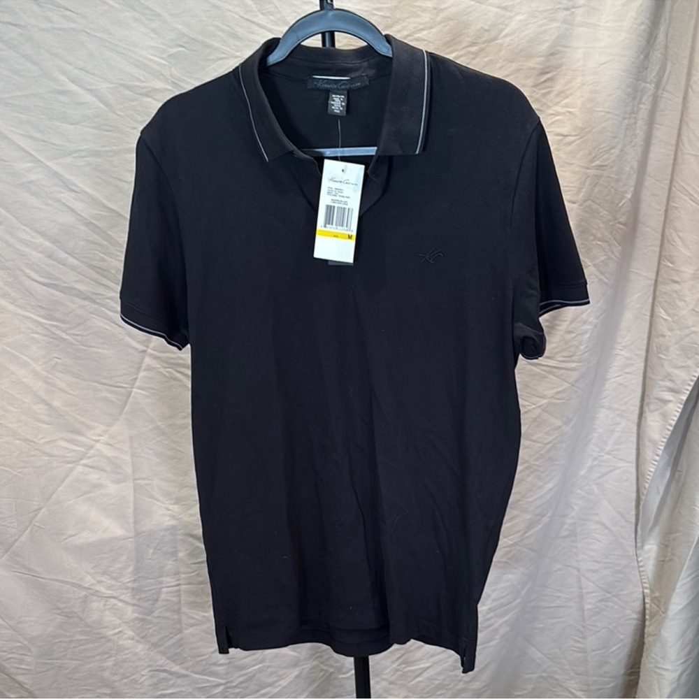 Kenneth Cole New York Black Polo Shirt